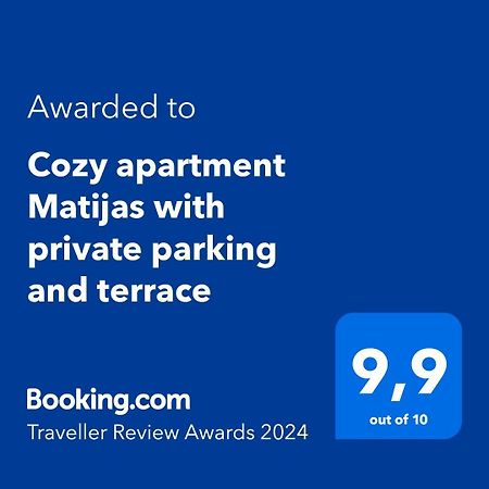 Cozy Apartment Matijas With Private Parking And Terrace Split Bagian luar foto